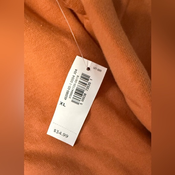 NWT Old Navy Oversized Fleece Hoodie, Size XL (16/18), Pumpkin Latte - Picture 3 of 5